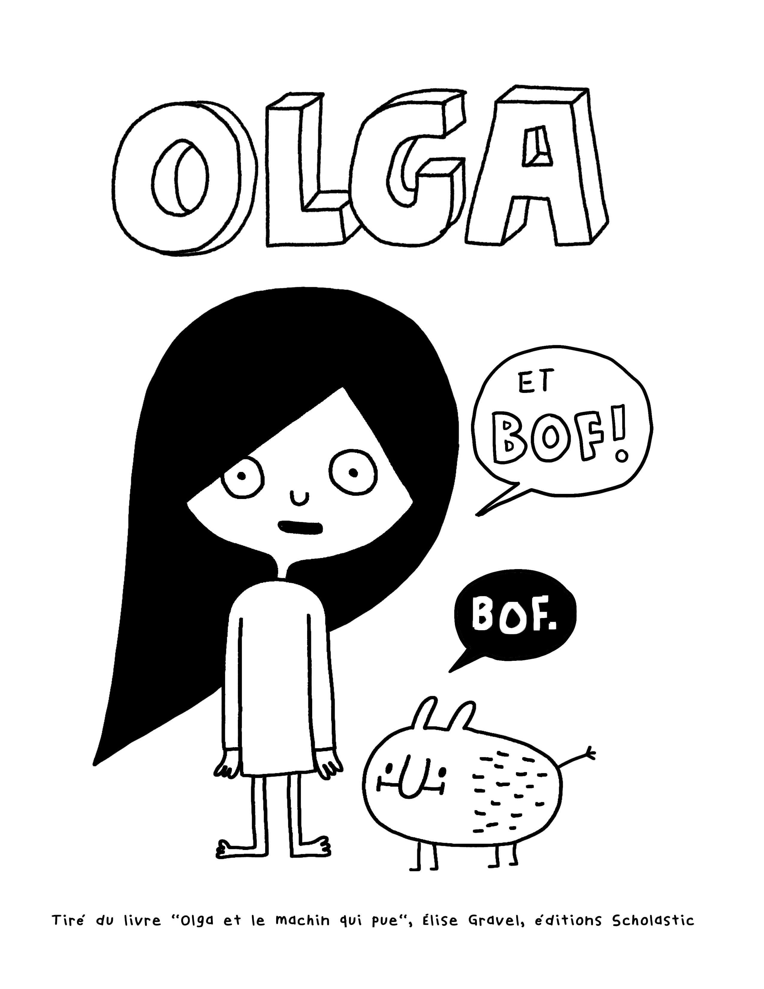 Olga à colorier