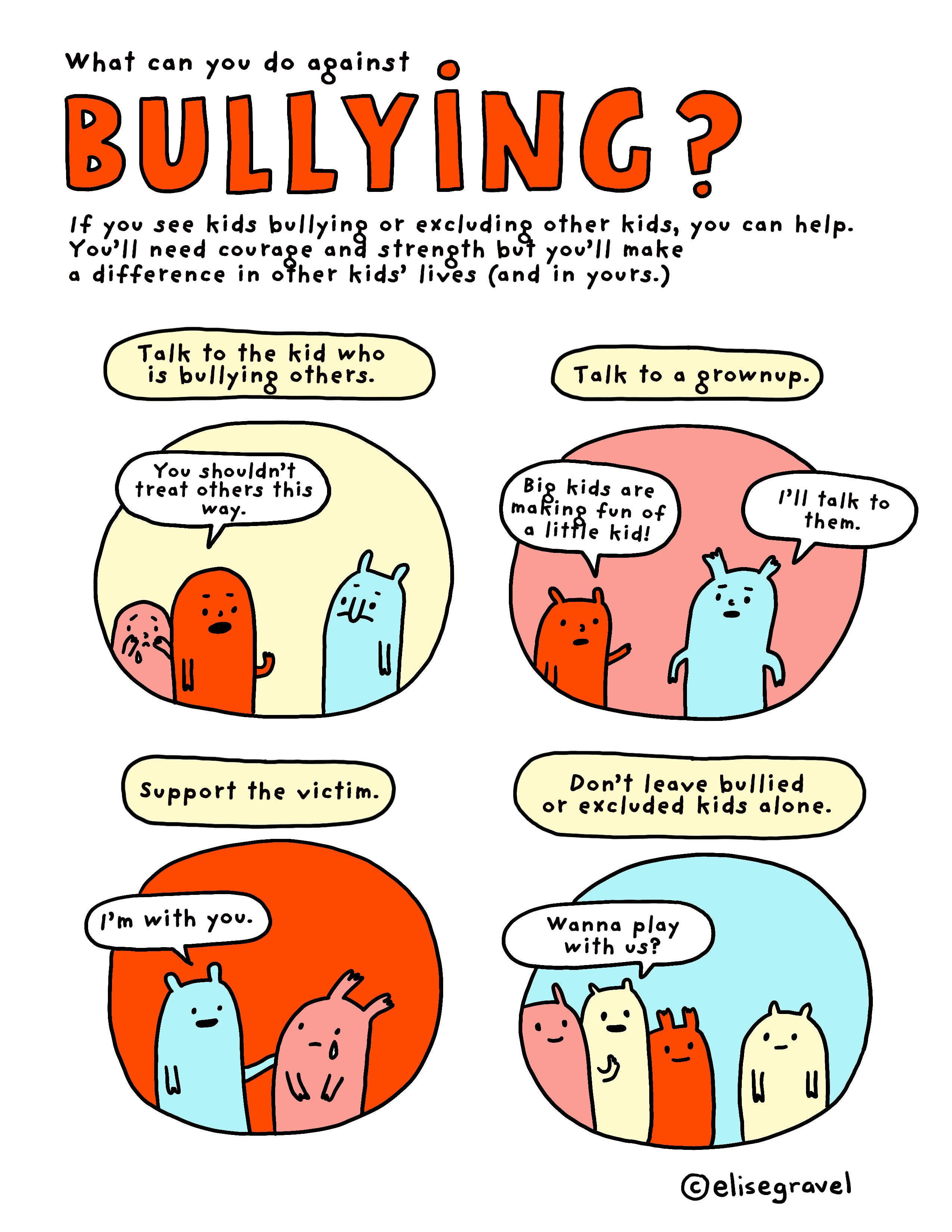 what can you do against bullying?