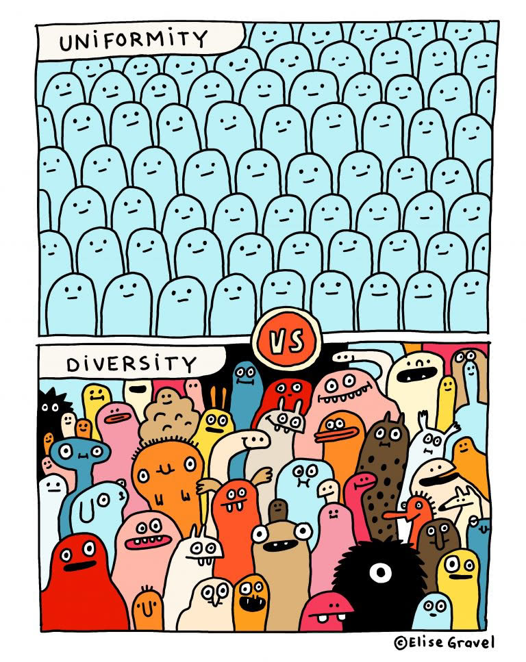 Diversity - free printable poster | Elise Gravel