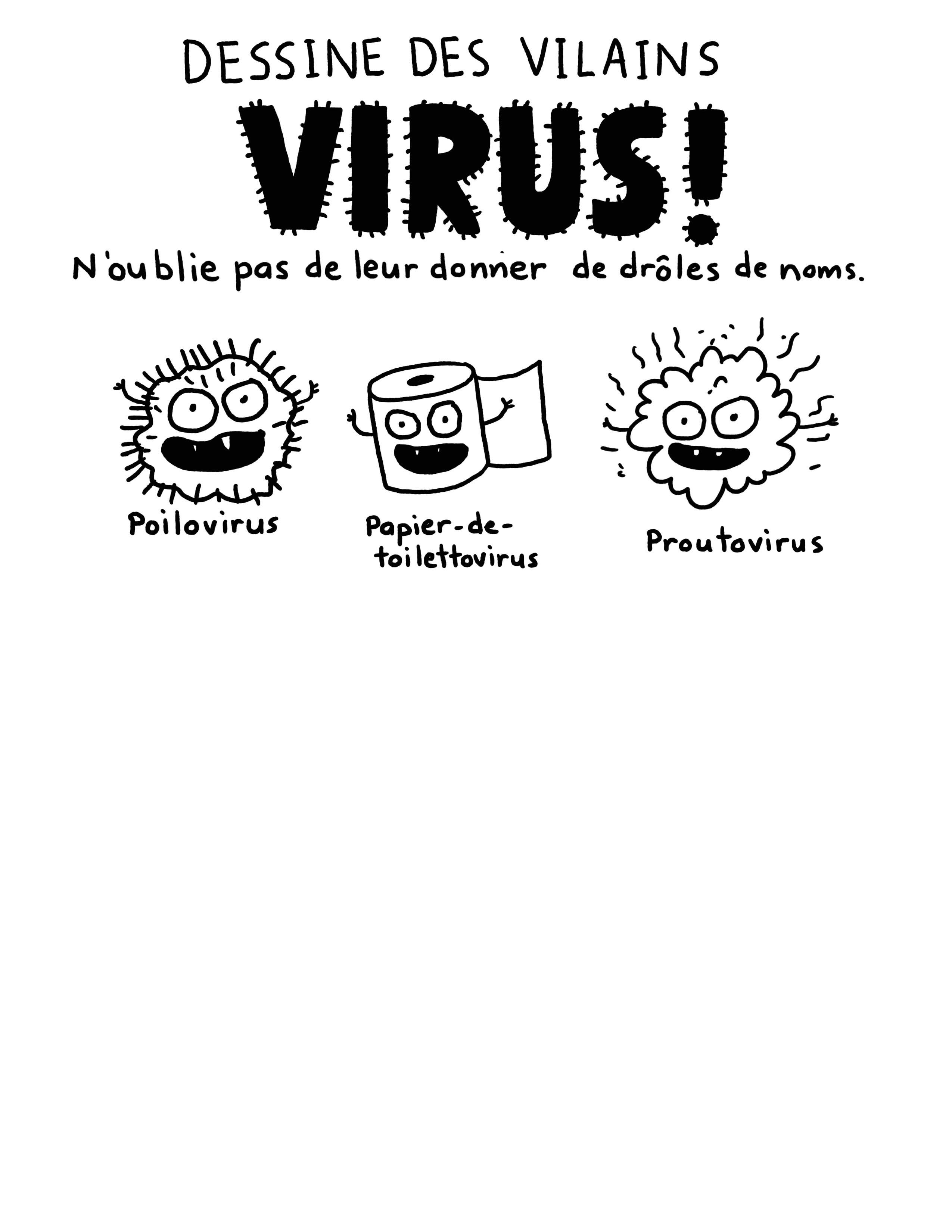 Dessine un virus
