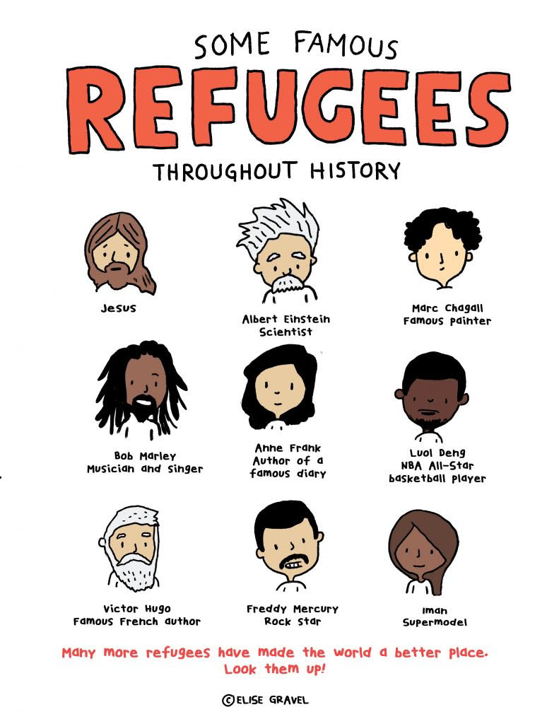 Refugees poster elise gravel