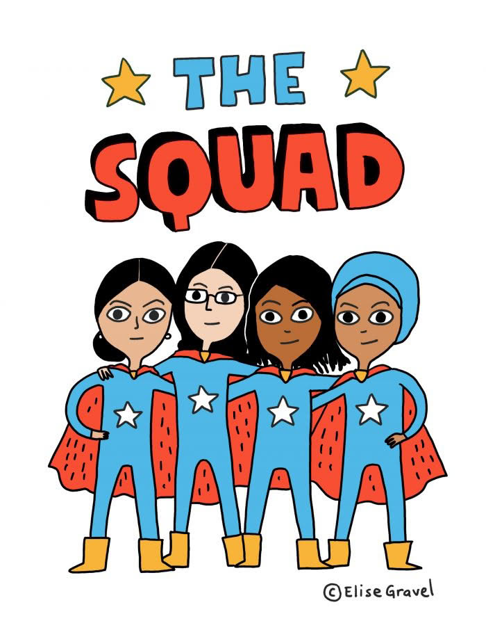 The Squad: free downloadable poster | Elise Gravel