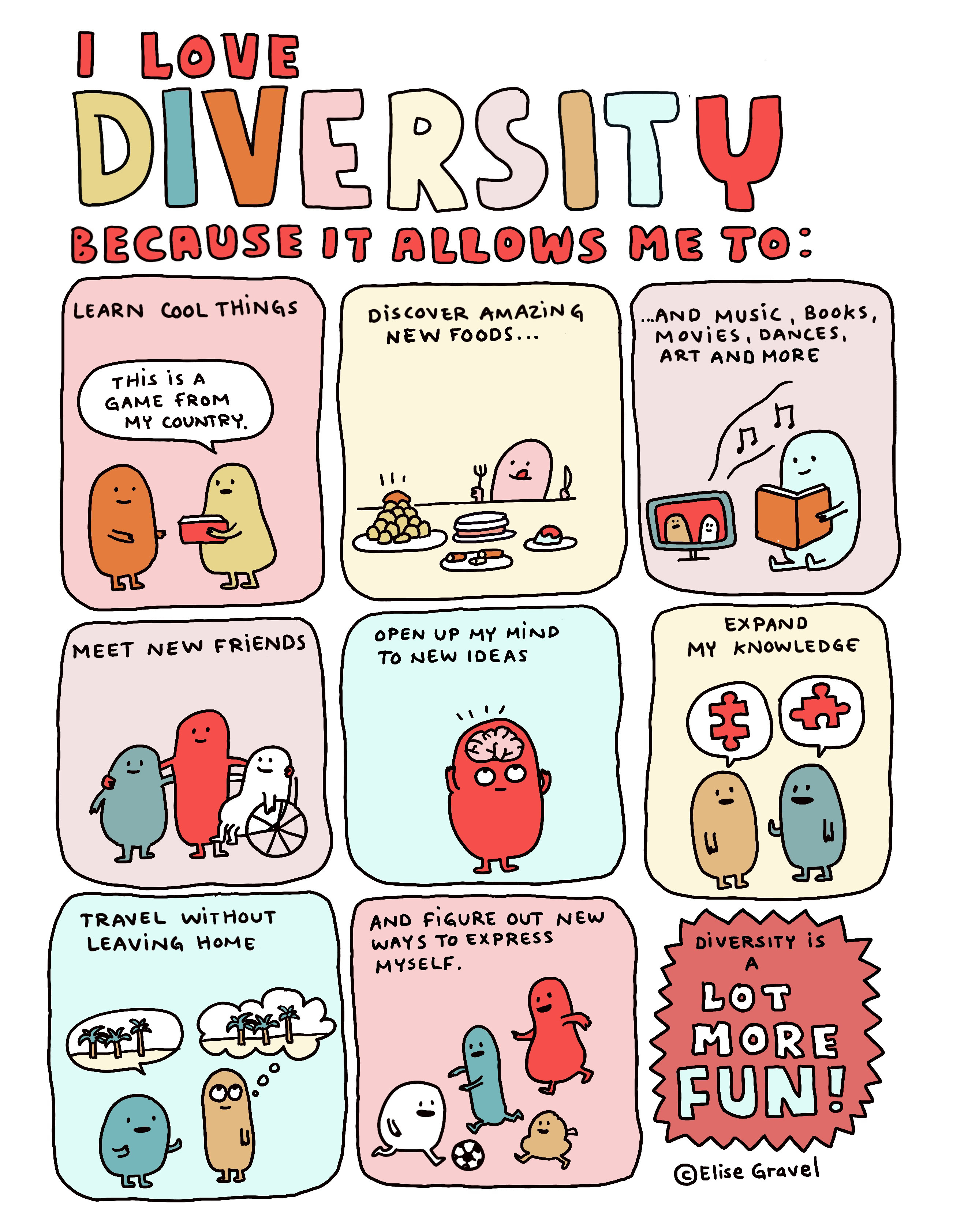 I love diversity